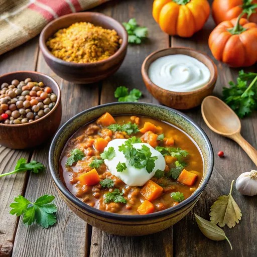 Витаминный взрыв с тыквой и чечевицей