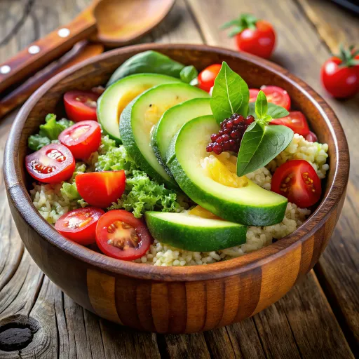 Зелёная энергия с авокадо и киноа